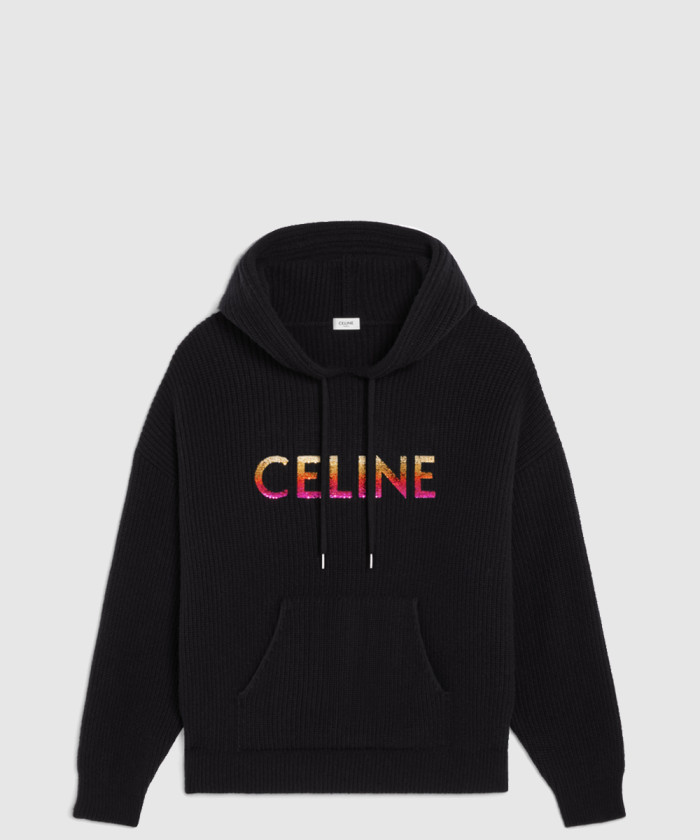 셀린느 자수 립 울 후디 2A10X6