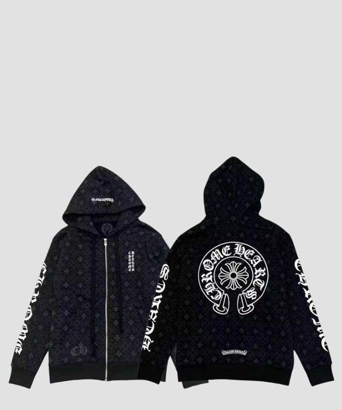 크롬하츠 모노그램 후드집업