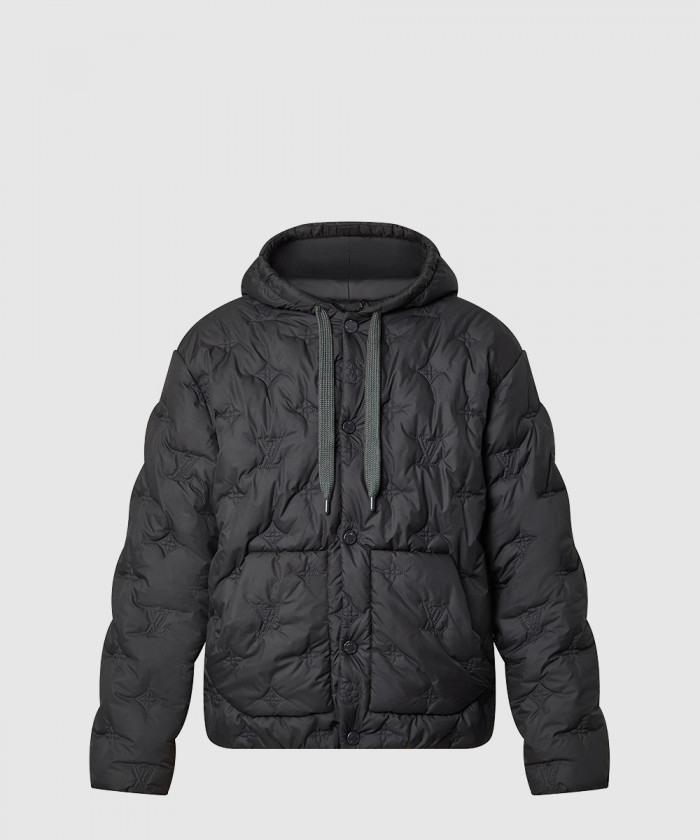 루이비통 모노그램 퀼티드 후디드 블루종 1AB5FP