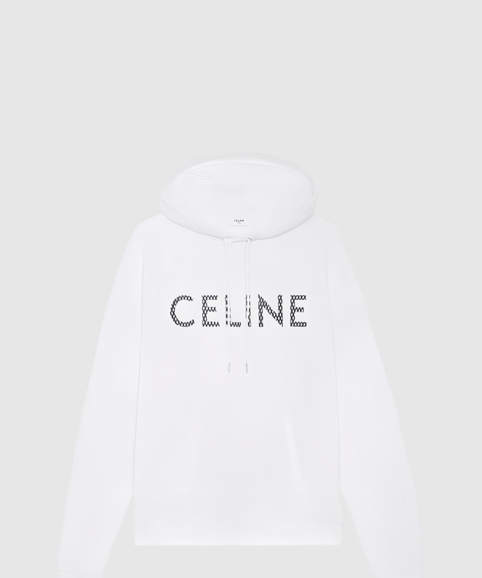 셀린느 맨즈 루즈 메쉬 후디 2Y5709