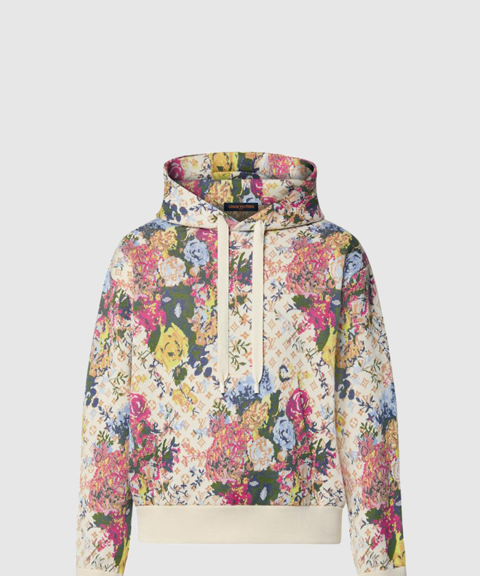 루이비통 플라워 그래픽 자카드 후디 1AAGNX
