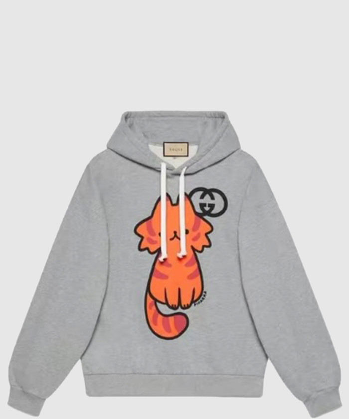 구찌 애니멀 프린트 면 저지 721427