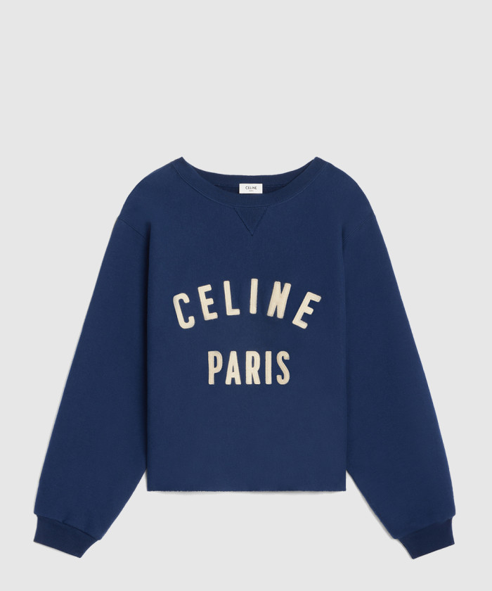 셀린느 루즈 스웨트셔츠 코튼 플리스 2Y43E6