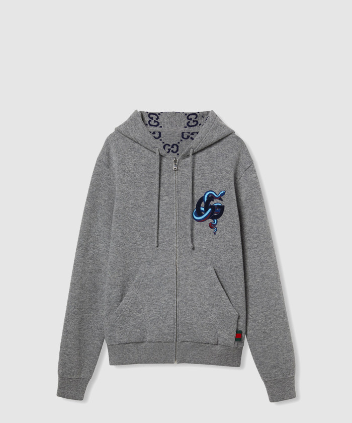 구찌 리버시블 울 집업 재킷 셀렉션 794935