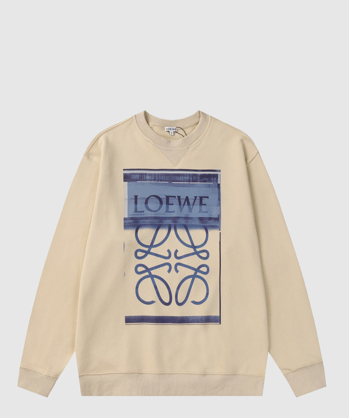 로에베 로고 프린트 맨투맨