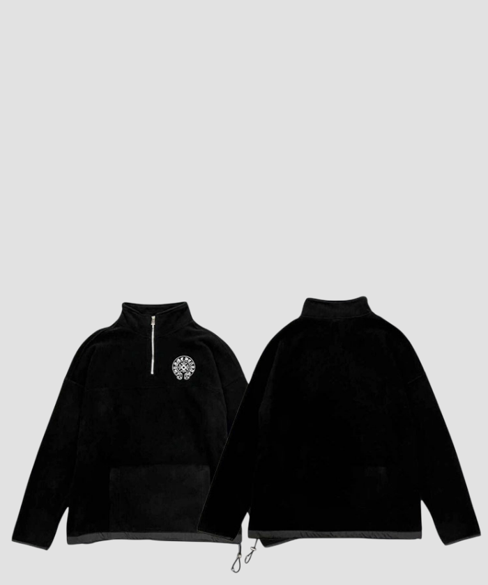 크롬하츠 홀스슈 하프 집업 플리스