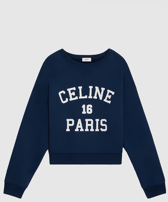 셀린느 스웨트셔츠 코튼 플리스 2Y09E6