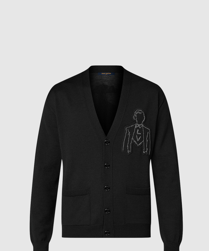 루이비통 엠브로이더드 코튼 가디건 1AFAOL