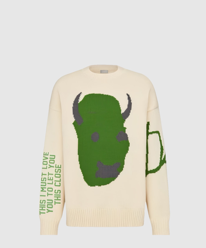 디올 오버사이즈 울 스웨터 283M6