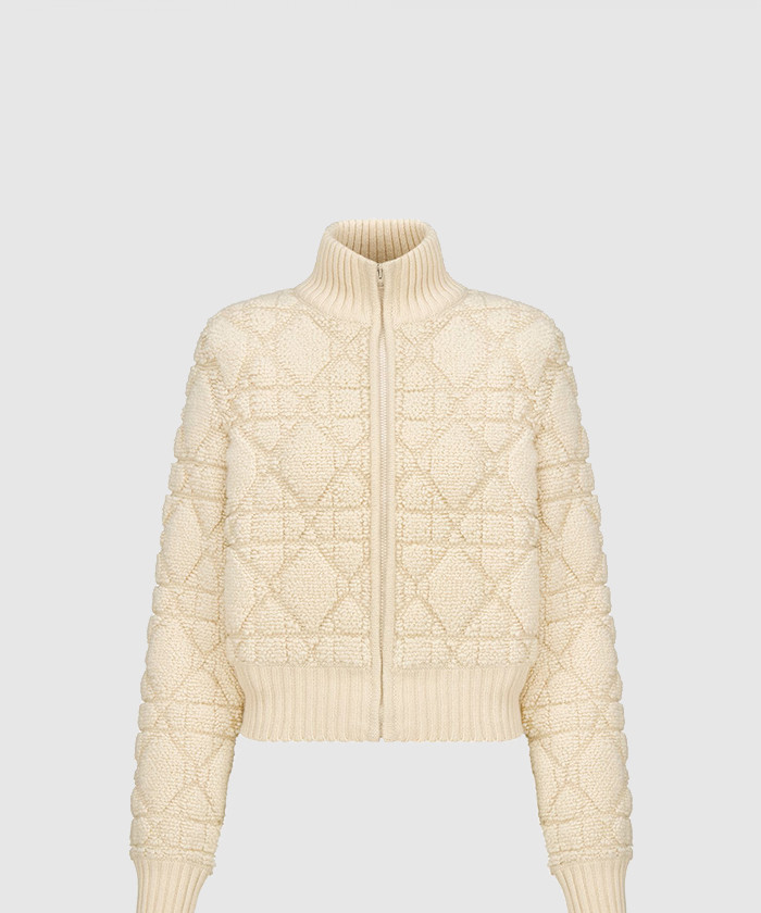 디올 매크로까나쥬 지퍼 가디건 254V2