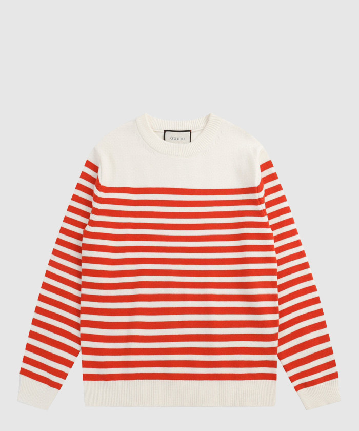 구찌 스트라이프 코튼 울 740585