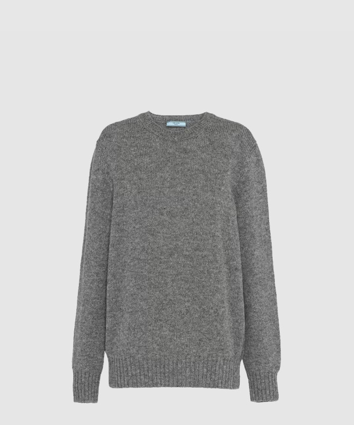 프라다 울 및 캐시미어 크루넥 스웨터 P24A3Z