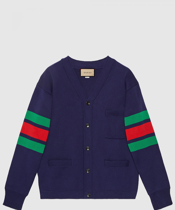 구찌 코튼 니트 가디건 771219