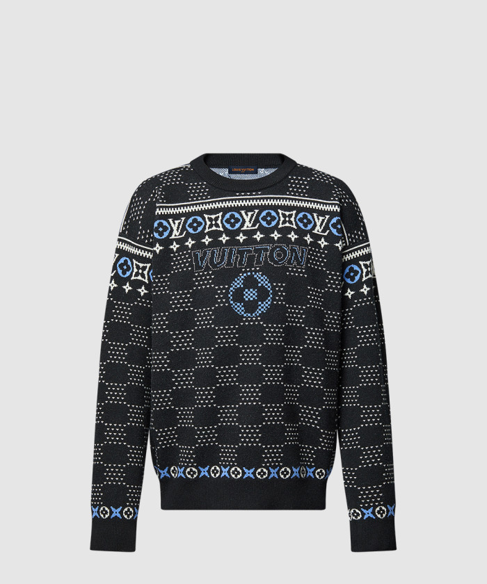 루이비통 자카드 울 풀오버 1AGJU8