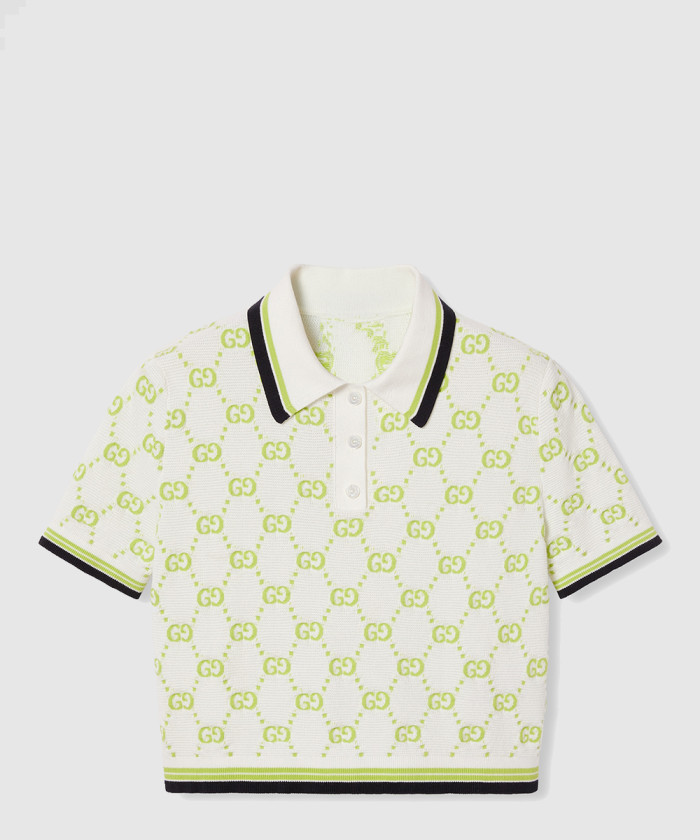 구찌 GG 자카드 니트 폴로 785262