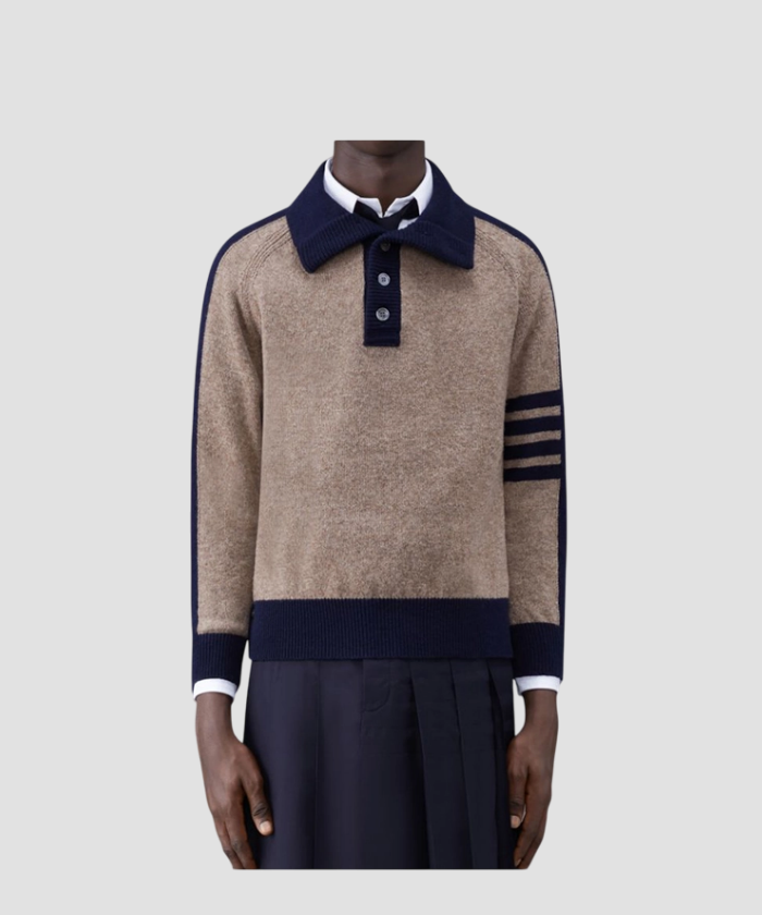 톰브라운 셔틀랜드 래글런 니트