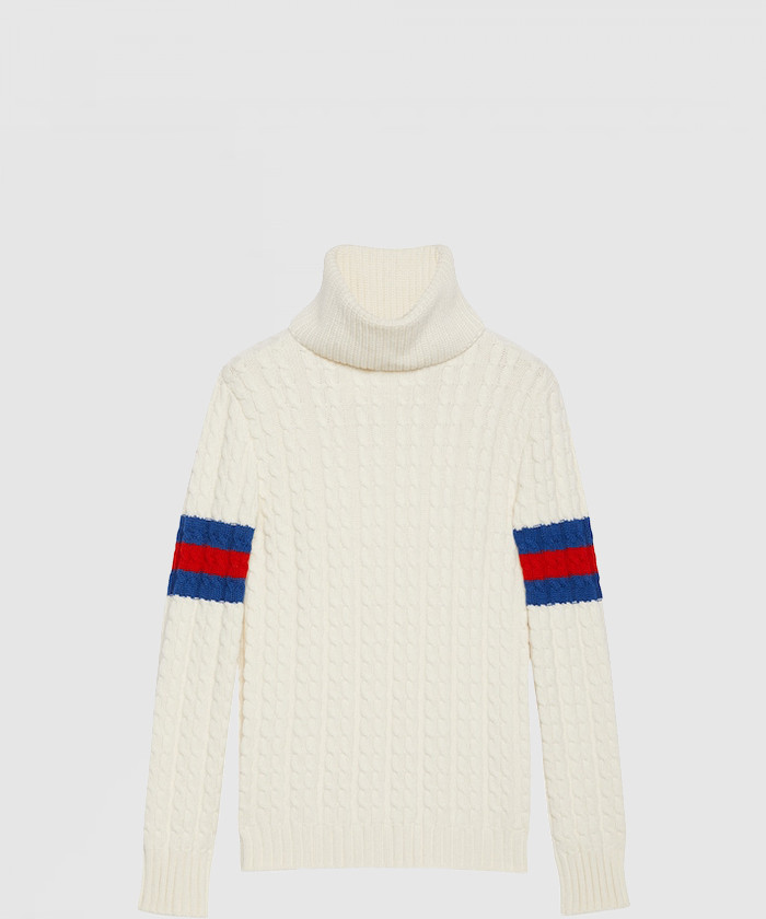 구찌 파인 울 터틀넥 764599