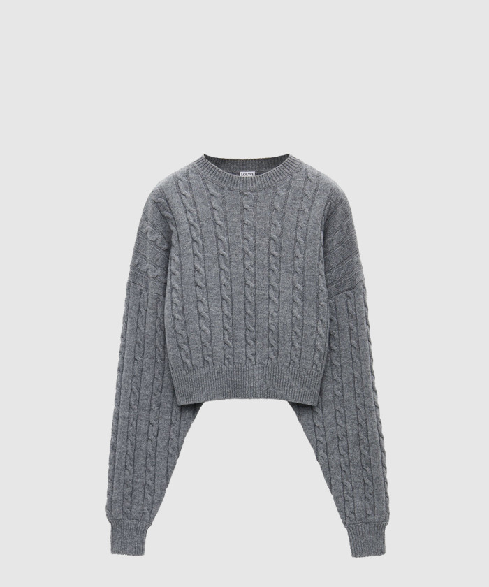 로에베 라운드넥 니트 스웨터