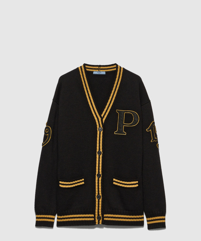 프라다 울 캐시미어 가디건 P25N21