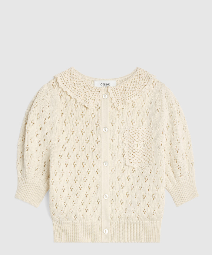 셀린느 크롭 가디건 2AE8S8