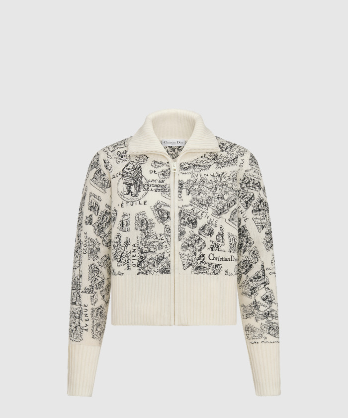 디올 모크넥 가디건 454G6