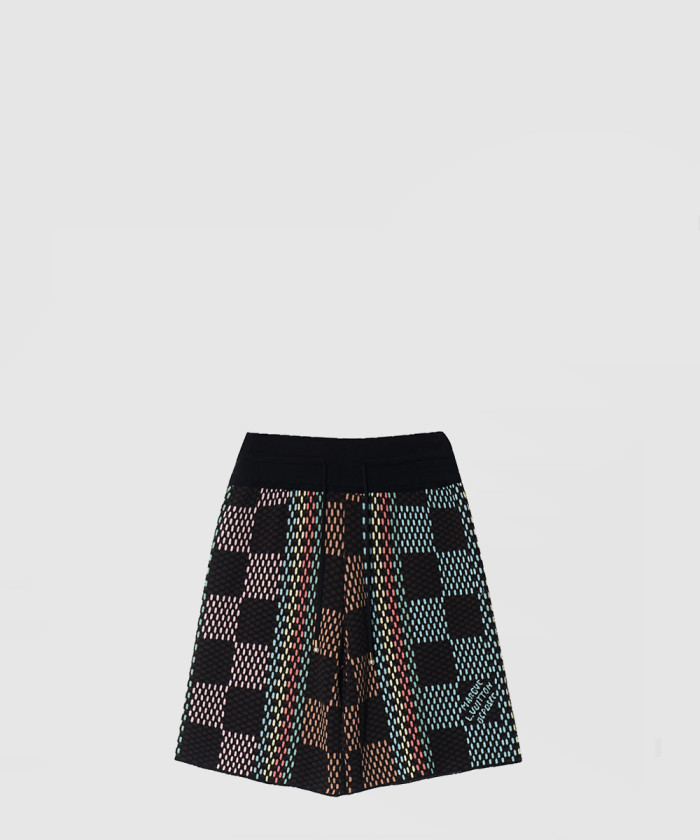 루이비통 다미에 코튼 니트 쇼츠 1AFQRM