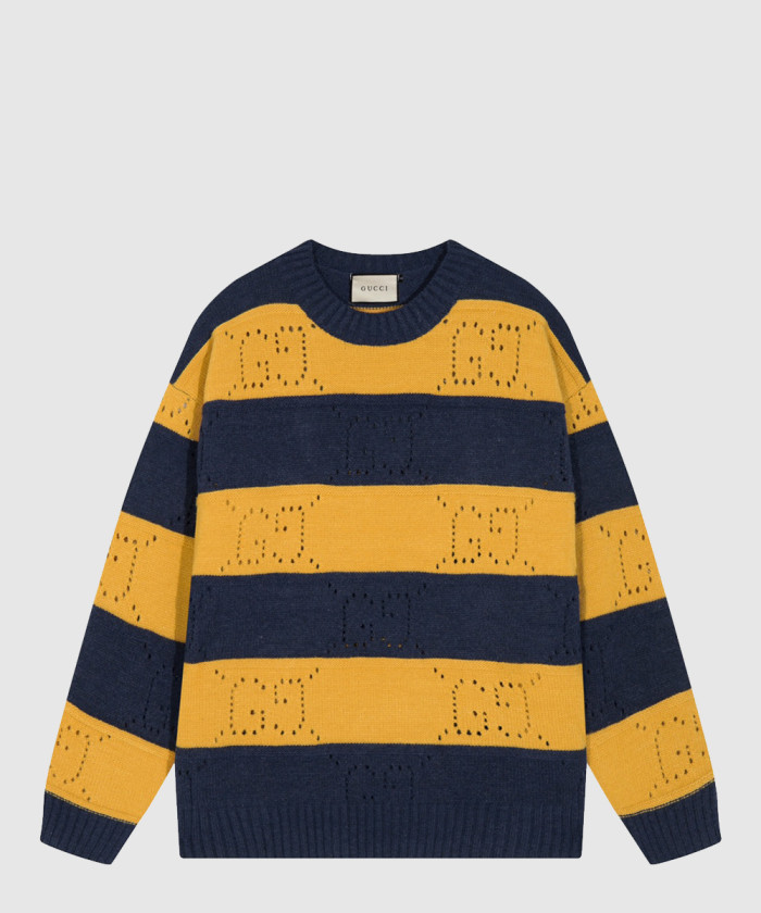 구찌 GG 스트라이프 울 스웨터 751021