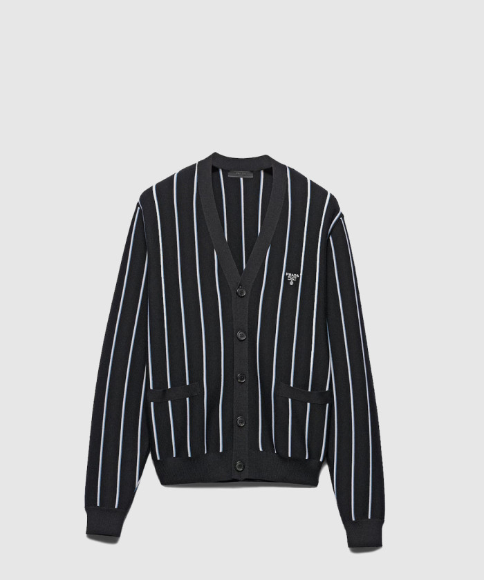 프라다 울 가디건 UMG385