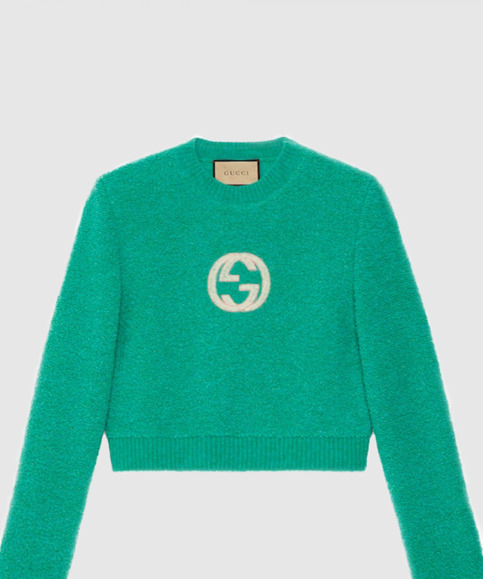 구찌 로고 니트 톱 772255