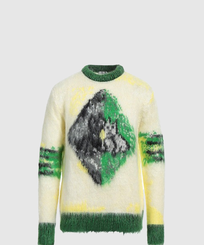 디올 패턴 스웨터 니트 143M6