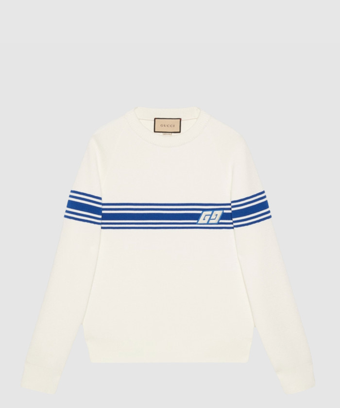 구찌 스퀘어 GG 니트 울 스웨터 763398