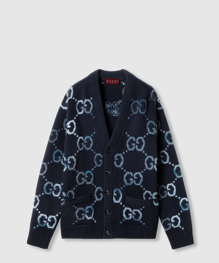 구찌 GG 인타르시아 울 가디건 770507