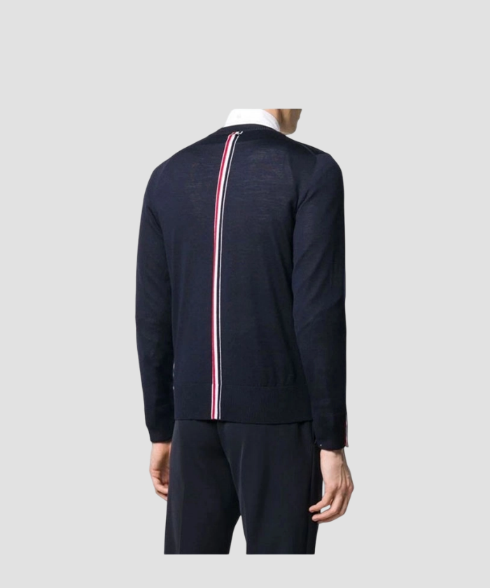 톰브라운 크루넥 센터백 니트