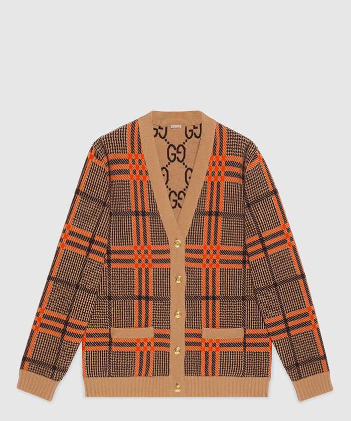 구찌 리버서블 니트 울 가디건 699872