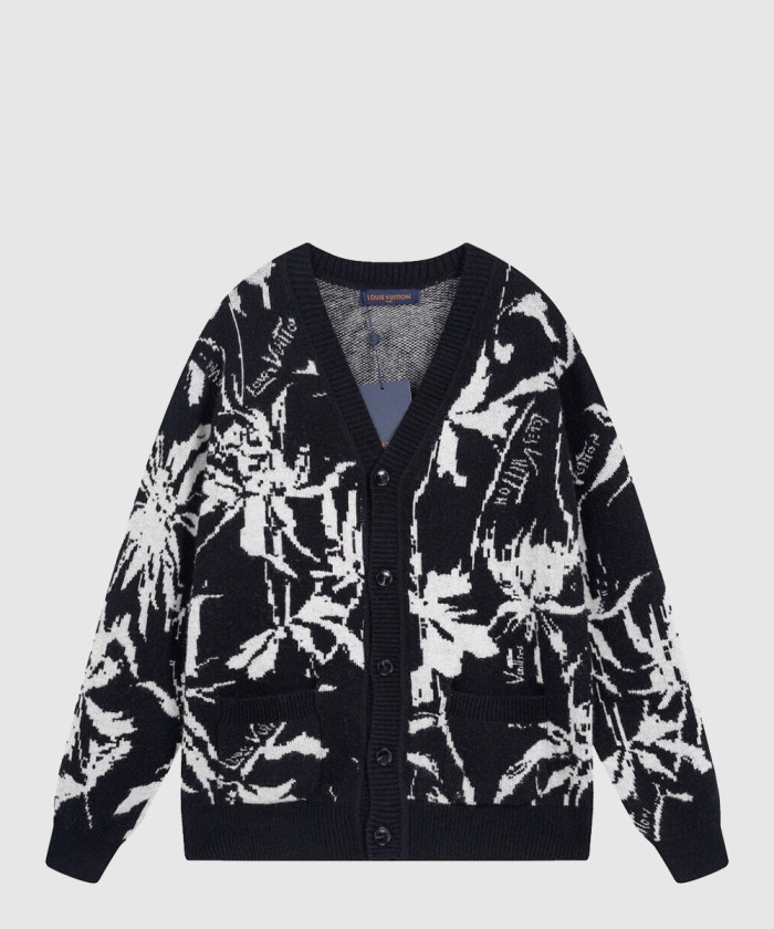 루이비통 씨슬 자카드 가디건 1AB91G