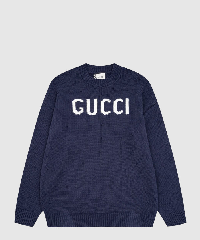 구찌 로고 울 스웨터 761539