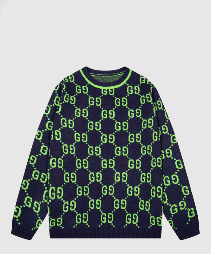 구찌 GG 코튼 자카드 크루넥 스웨터 791043