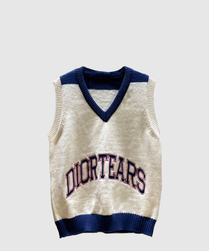 디올 민소매 스웨터 393M6