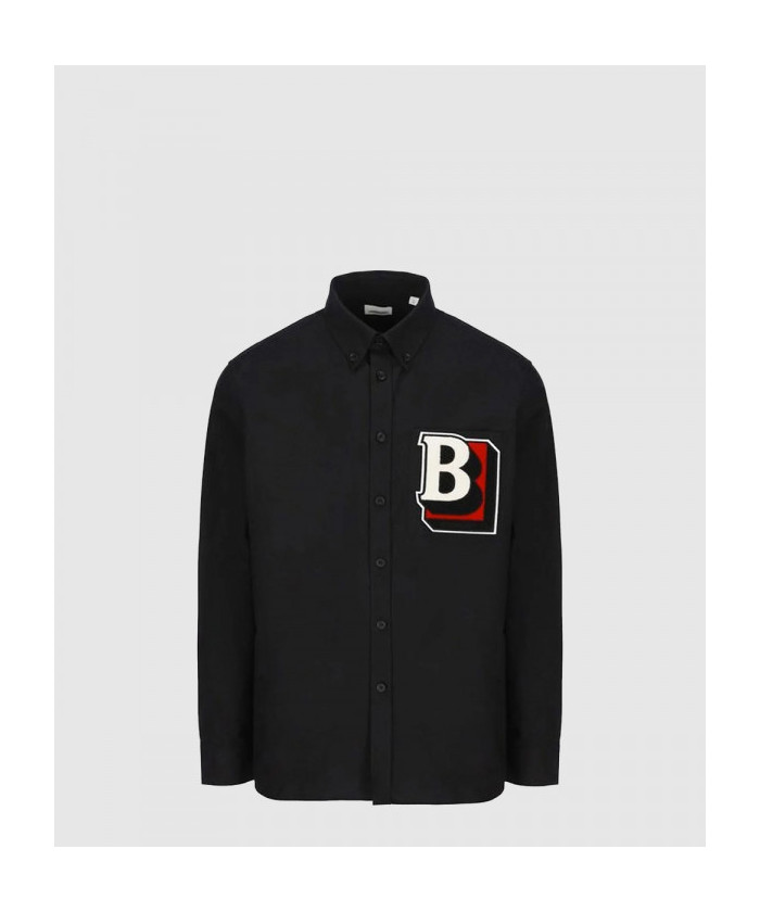 버버리 코튼 로고 셔츠 80481181