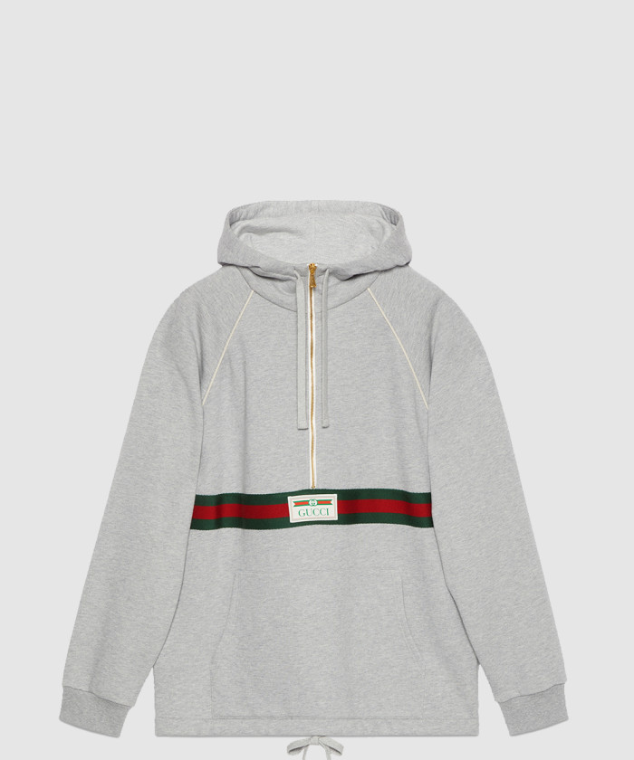 구찌 웹 저지 스웨트셔츠 코튼 645320