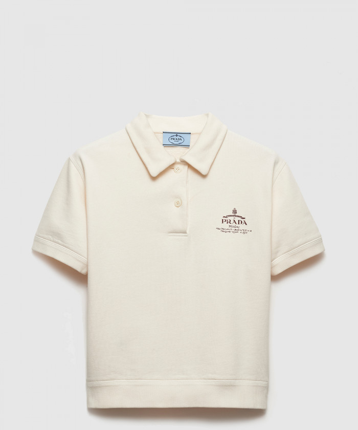 프라다 플리스 폴로 셔츠 135726