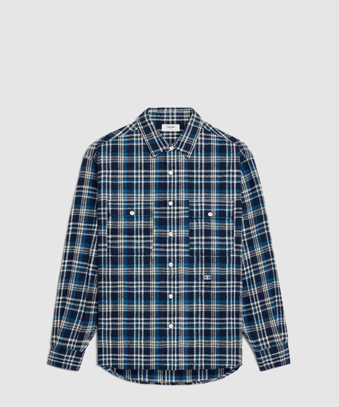 셀린느 루즈 럼버잭 셔츠 RC00Q9