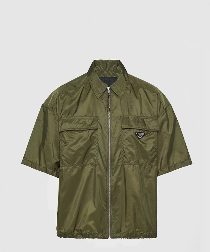 프라다 리나일론 반소매 셔츠 SC7581