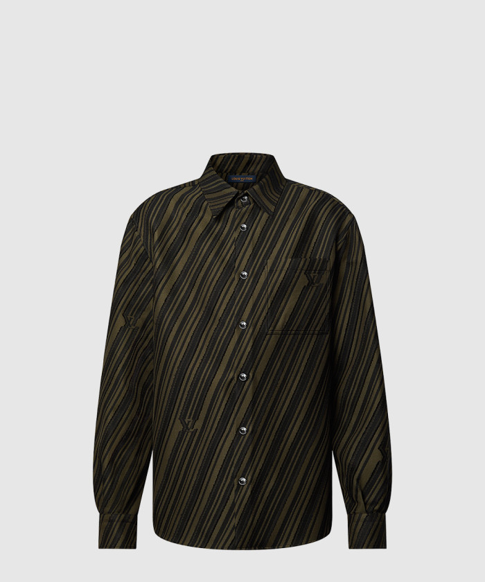 루이비통 코튼 자카드 셔츠 1AFAU6