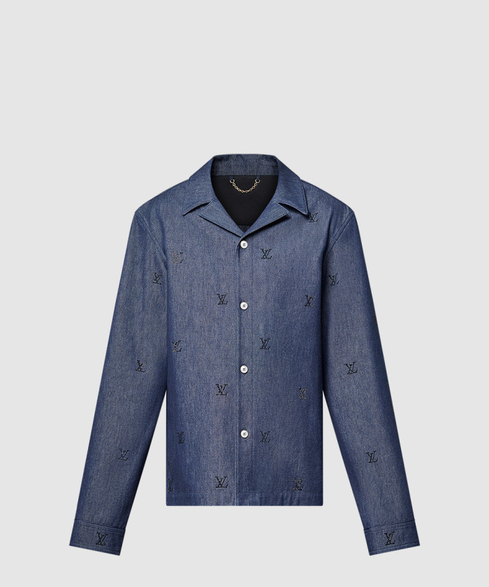 루이비통 Blason 시그니처 소프트 데님 셔츠 1AGJMB