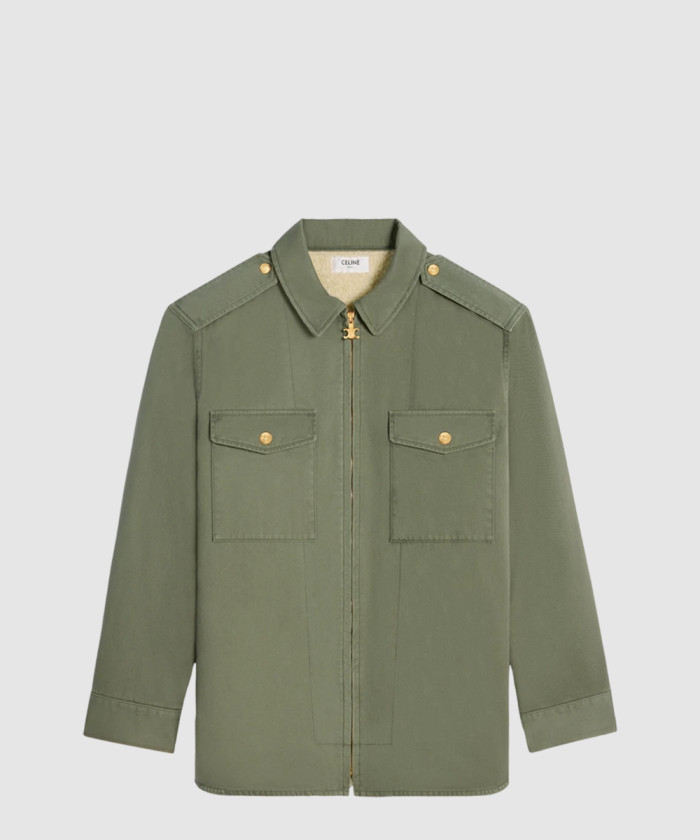 셀린느 오버셔츠 테크니컬 코튼 2W52A6