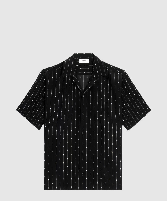 셀린느 프린트 하와이안 셔츠 2C9469