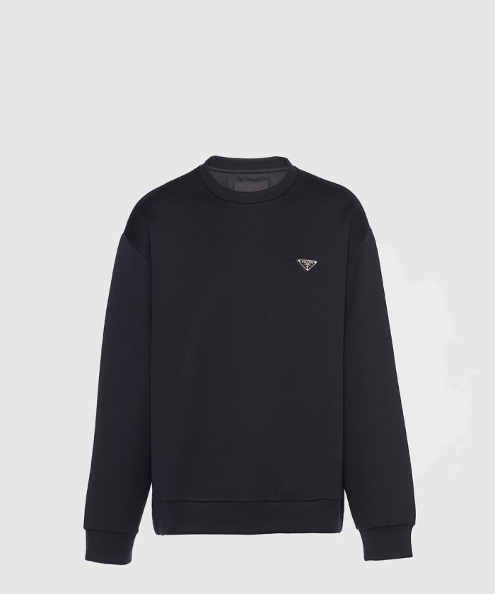 프라다 테크니컬 코튼 스웻셔츠 UJL30A