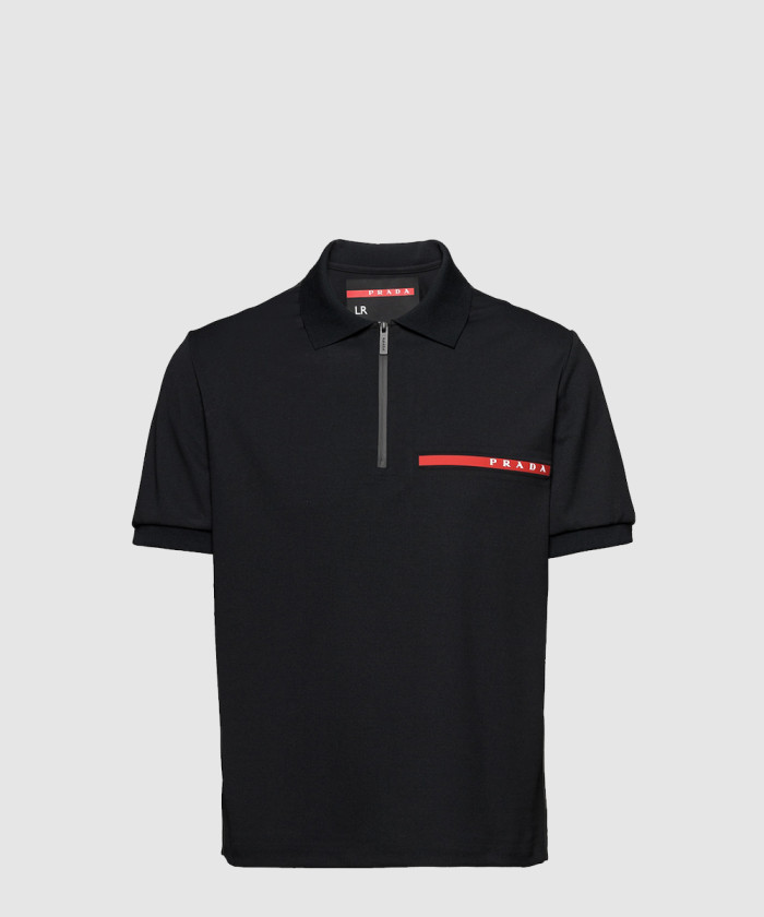 프라다 피케 코튼 폴로 셔츠 SJN291