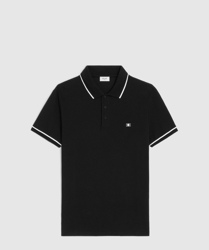 셀린느 클래식 폴로 셔츠 코튼 피케 2X75H6